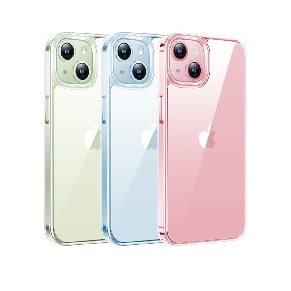 New TORRAS Diamond Clear Designed for iPhone 15 Case [Never Yellowing] [Military